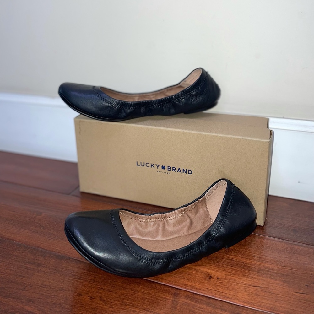 “Lucky Brand” Ballerina Flats: Size 9.5